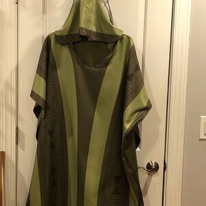 Bruno (Disney's Encanto), Hooded Poncho Cloak Halloween Costume, Size-Adult